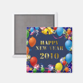 Gelukkig Nieuwjaar 2010 Magneet (Voorkant / Achterkant)
