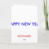 GELUKKIG NIEUWJAAR 2011 FEESTDAGEN KAART (Achterkant)