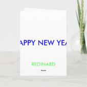 GELUKKIG NIEUWJAAR 2011 FEESTDAGEN KAART (Achterkant)