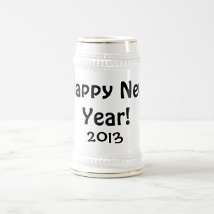 Gelukkig nieuwjaar! 2013 bierpul