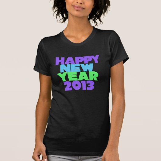 Gelukkig nieuwjaar 2013 t-shirt (Voorkant)