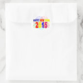 GELUKKIG NIEUWJAAR 2015.png Ronde Sticker (Tas)