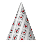 Gelukkig Nieuwjaar 2017 Beste Jaar ooit Typografie Feesthoedjes (Links)