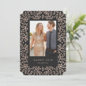 Gelukkig nieuwjaar 2018 fotokaart feestdagenkaart (Staand voorkant)