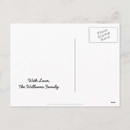 Gelukkig Nieuwjaar 2018 Gestreepte Rasta Kleuren Feestdagenkaart (Achterkant)