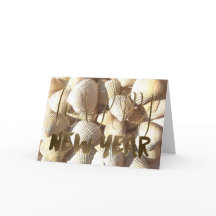 Gelukkig Nieuwjaar 2018 Shells Summer Tropical Bea