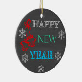 Gelukkig Nieuwjaar 2019 Chalkboard Ornament (Rechts)
