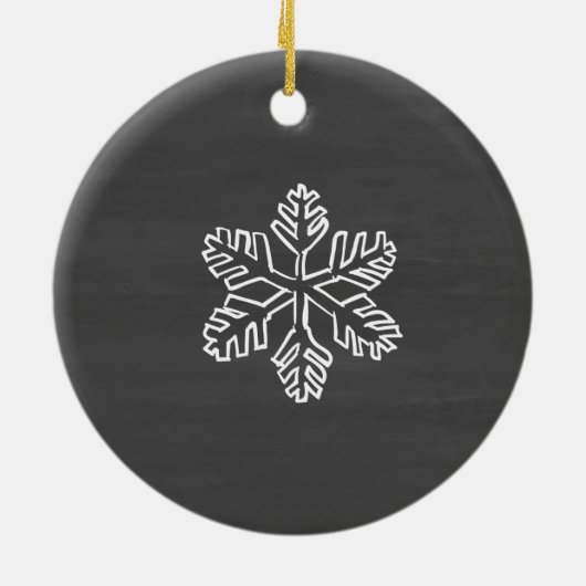 Gelukkig Nieuwjaar 2019 Chalkboard Ornament (Achterkant)