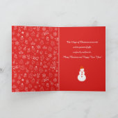 Gelukkig Nieuwjaar 2020 & de Karakters van Feestdagen Kaart (Binnen)