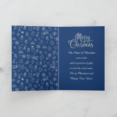 Gelukkig Nieuwjaar 2020 & de Zilveren Karakters Feestdagen Kaart (Binnen)