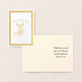 Gelukkig Nieuwjaar 2020 Jaar van de Rat Folie Kaarten (Display)