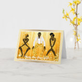 Gelukkig nieuwjaar, 2020 kaart (Gele Bloem)