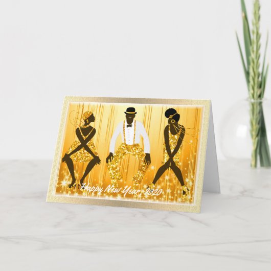 Gelukkig nieuwjaar, 2020 kaart (Voorkant)