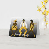 Gelukkig Nieuwjaar, 2020 Kaart (Gele Bloem)