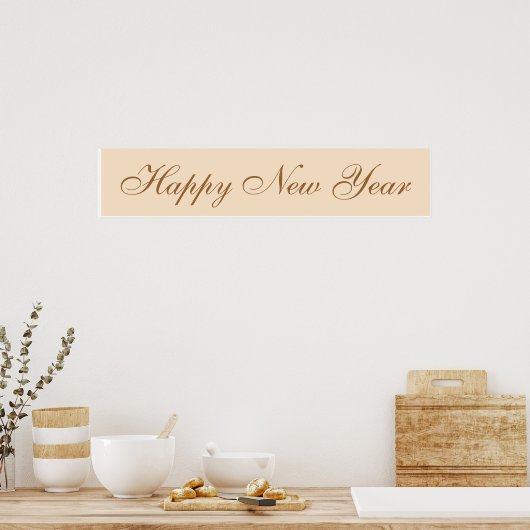 Gelukkig nieuwjaar ~ 2020 poster (Keuken)