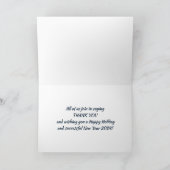 Gelukkig nieuwjaar 2021. Aangepast bedrijf Feestdagen Kaart (Binnen)