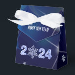 Gelukkig nieuwjaar 2021. Sneeuwvlokontwerp Bedankdoosjes<br><div class="desc">Vrolijk kerstfeest en een gelukkig nieuwjaar 2021 Snowflake Design Family / Wedding / Corporate / Business Persoonlijke Favor| Gift Boxes. Overeenkomende wenskaarten,  postzegels en andere producten die beschikbaar zijn in de categorie Kerstmis en Nieuwjaar van onze winkel.</div>