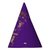 Gelukkig nieuwjaar 2022, feestdag Gold Glitter Fes Feesthoedjes (Rechts)