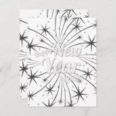 Gelukkig nieuwjaar 2022 feestdagenkaart (Voorkant / Achterkant)