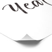 Gelukkig nieuwjaar 2022 Jaar van de tijger Perfect Poster (Hoek)