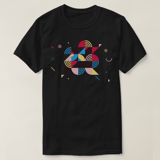 Gelukkig Nieuwjaar 2022 Modern geometrisch ontwerp T-shirt (Design voorkant)