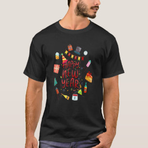 Gelukkig nieuwjaar 2022 Nieuwe jaren Aftellen van T-shirt