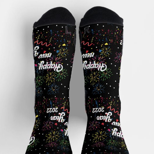 Gelukkig nieuwjaar 2022, spectaculaire vuurwerkfee sokken (Top)