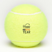 Gelukkig nieuwjaar 2022 tennisballen (Achterkant)