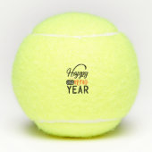 Gelukkig nieuwjaar 2022 tennisballen (Voorkant)