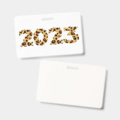 Gelukkig Nieuwjaar 2023 Badge (Voor- en achterkant)