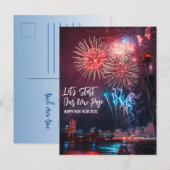 Gelukkig nieuwjaar 2023 briefkaart (Voorkant / Achterkant)