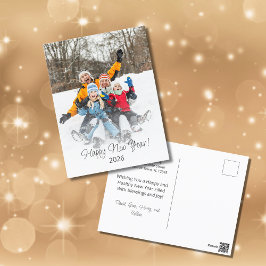 Gelukkig Nieuwjaar 2023 Familie Modern Feestdagenkaart