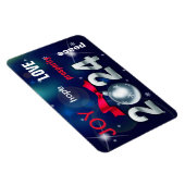 Gelukkig nieuwjaar 2023. KerstBauble Magneet (Rechterzijde)