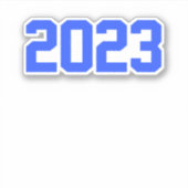 Gelukkig nieuwjaar 2023 - nieuwjaar 2023 sticker (Voorkant)