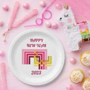 GELUKKIG NIEUWJAAR 2023, PAPieren bord