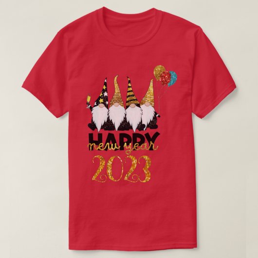 Gelukkig nieuwjaar 2023 t-shirt (Design voorkant)