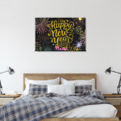 Gelukkig nieuwjaar 2023 Thunder_Cove Canvas Afdruk (Insitu (Slaapkamer))