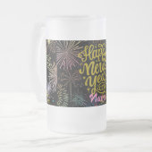 Gelukkig nieuwjaar 2023 Thunder_Cove Matglas Bierpul (Voorkant links)