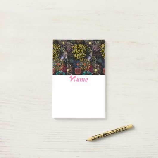 Gelukkig nieuwjaar 2023 Thunder_Cove Post-it® Notes (Op bureau)