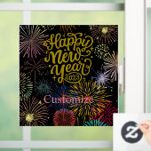 Gelukkig nieuwjaar 2023 Thunder_Cove Raamsticker (Huis)