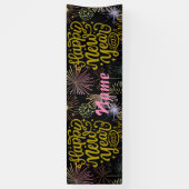 Gelukkig nieuwjaar 2023 Thunder_Cove Spandoek (Verticaal)