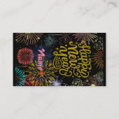 Gelukkig nieuwjaar 2023 Thunder_Cove Visitekaartje (Achterkant)