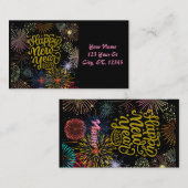 Gelukkig nieuwjaar 2023 Thunder_Cove Visitekaartje (Voorkant / Achterkant)