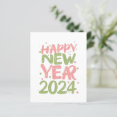 Gelukkig nieuwjaar 2024 (Staand voorkant)