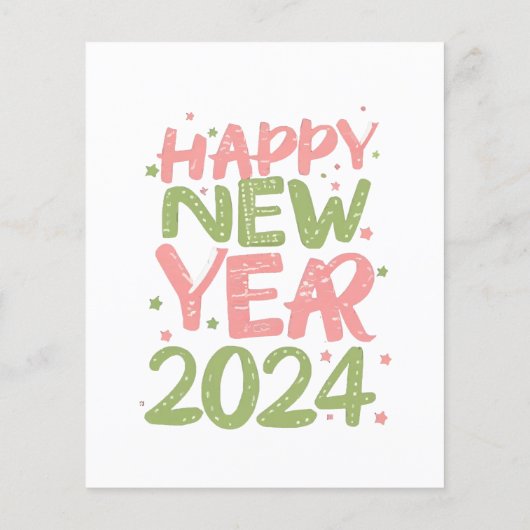 Gelukkig nieuwjaar 2024 (Achterkant)