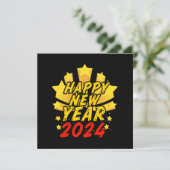 Gelukkig nieuwjaar 2024 (Staand voorkant)