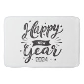 Gelukkig nieuwjaar 2024 badmat (Voorkant)