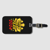 Gelukkig Nieuwjaar 2024 Bagagelabel (Voorkant (horizontaal))