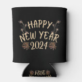 Gelukkig nieuwjaar 2024 blikjeskoeler (Achterkant)