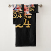 Gelukkig Nieuwjaar 2024 Chinese Dragon Water Kleur Bad Handdoek (Insitu)